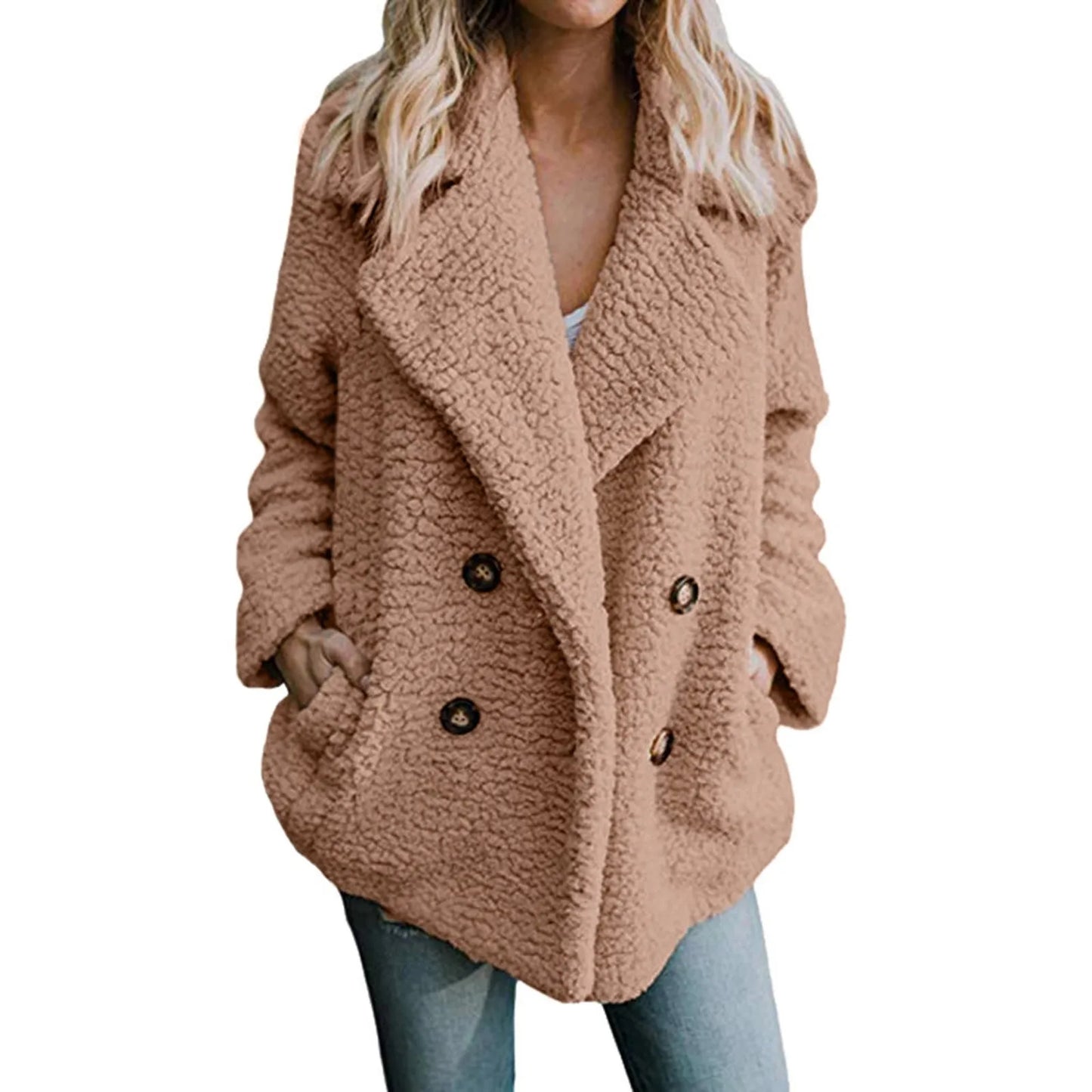 Women'S Casual Jacket Winter Warm Outwear Ladies Coat Overcoat Outercoat Abrigos Mujer Invierno Chamarras Para Mujer пальто 2024