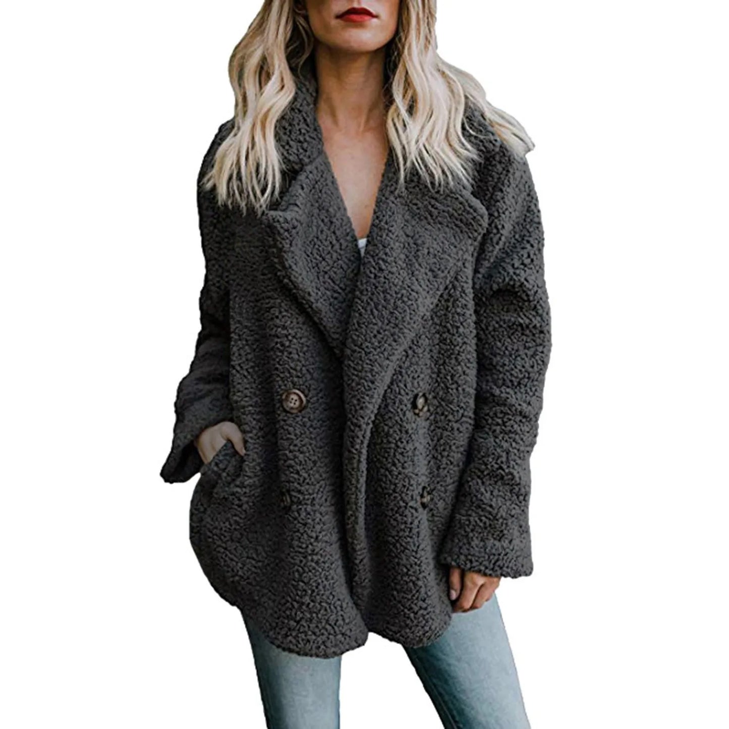 Women'S Casual Jacket Winter Warm Outwear Ladies Coat Overcoat Outercoat Abrigos Mujer Invierno Chamarras Para Mujer пальто 2024