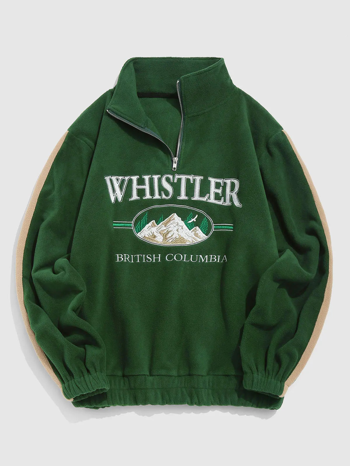Hoodie For Men Fall Winter Fleece Vintage Streetwear Warm Sweats Sweatshirts Letter Embroidery Turtleneck Hoodies Pullover