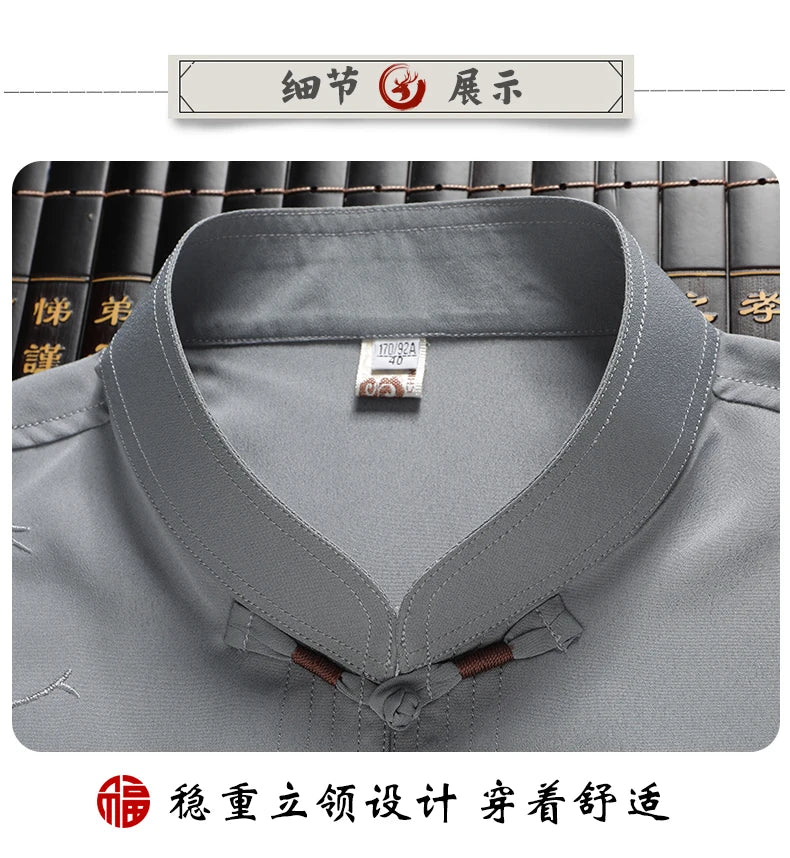 Men's sets (Shirt + trousers) 2025 summer new style men fashion shirt short sleeve shirt High quality shirts male Two Piece