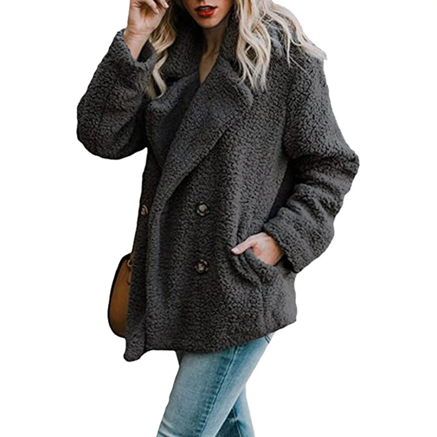 Women'S Casual Jacket Winter Warm Outwear Ladies Coat Overcoat Outercoat Abrigos Mujer Invierno Chamarras Para Mujer пальто 2024