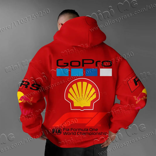 Hoodie New Spring and Autumn Men's Sweater Outdoor Sports Style Racing F1 Cycling Suit Fashion Gifts Men's Hoodie Comfortable