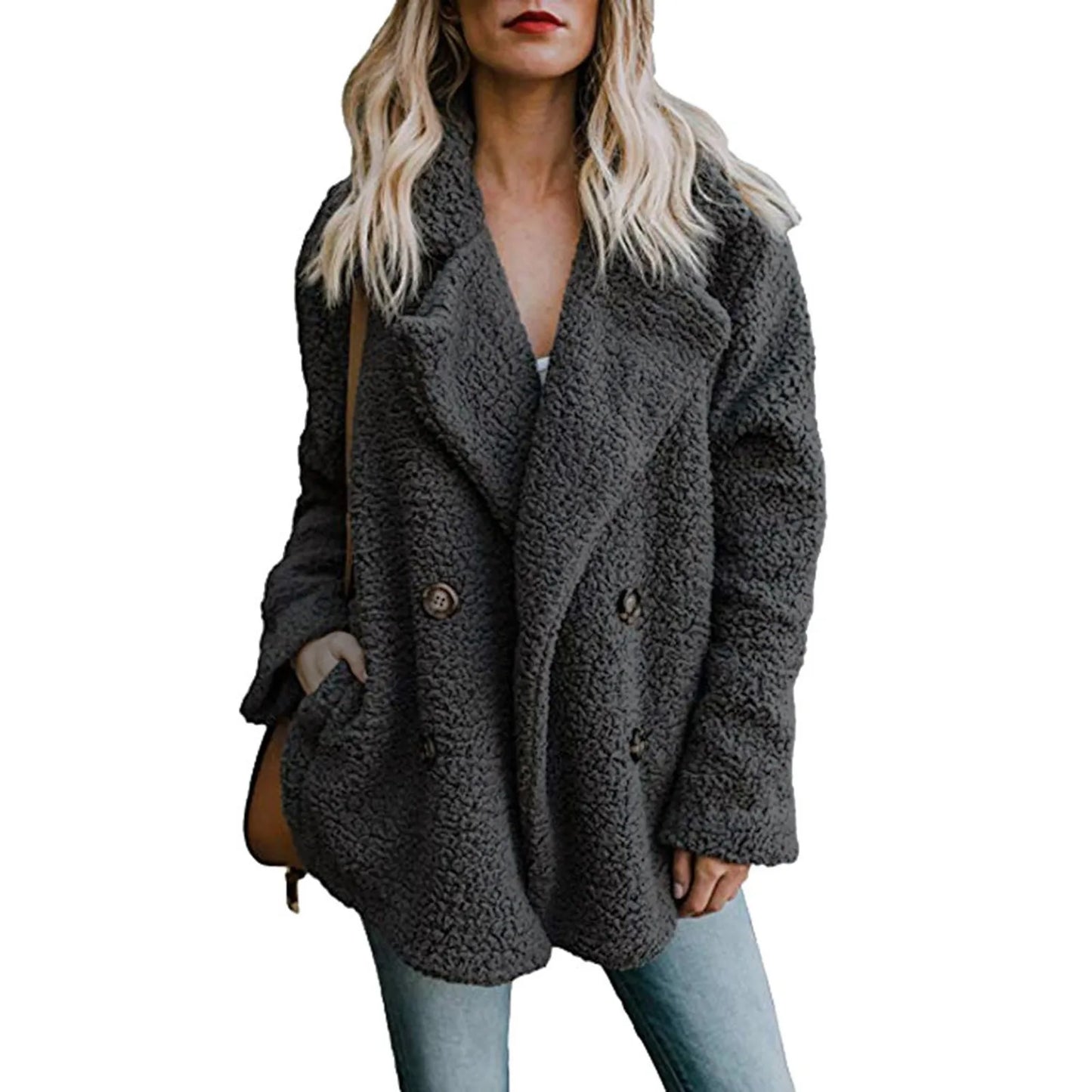 Women'S Casual Jacket Winter Warm Outwear Ladies Coat Overcoat Outercoat Abrigos Mujer Invierno Chamarras Para Mujer пальто 2024