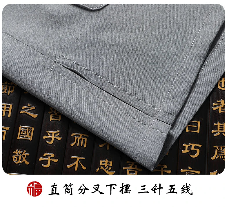 Men's sets (Shirt + trousers) 2025 summer new style men fashion shirt short sleeve shirt High quality shirts male Two Piece